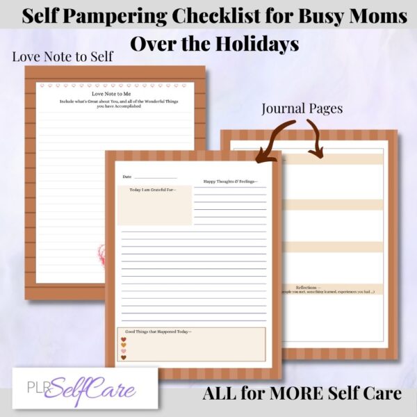 Self Care Love Letter and Journaling